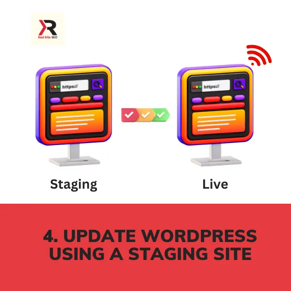 4. Update WordPress Using a Staging site